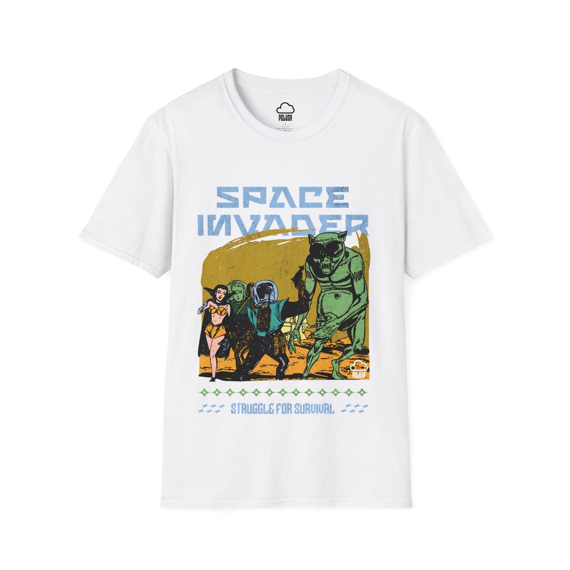 t-shirt space invader