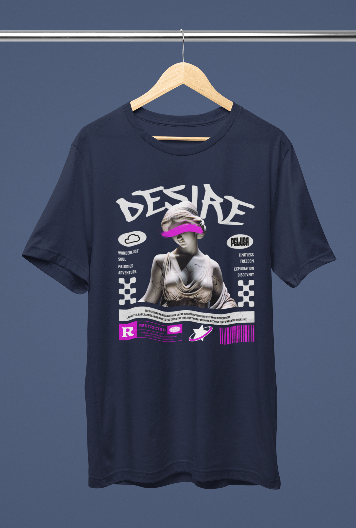 Desire T-shirt - Pelusa Creative Art Tees