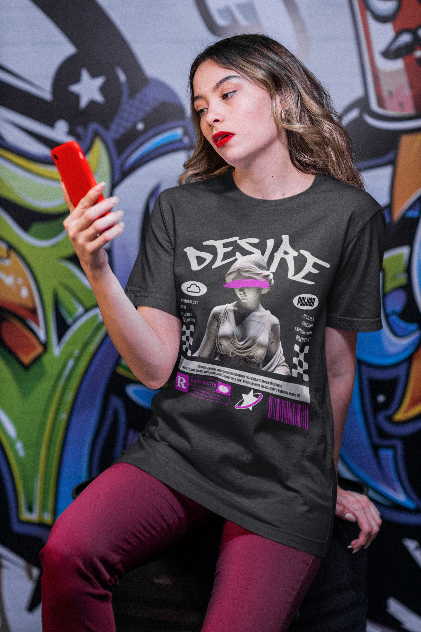 Desire T-shirt - Pelusa Creative Art Tees